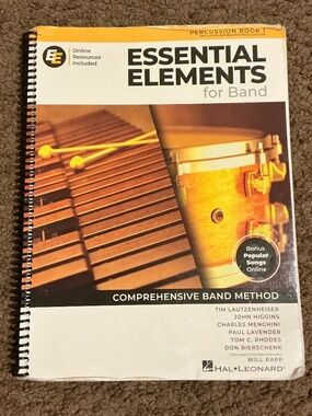 Hal Leonard Essential Elements for Band-Percussion/Keyboard Percussion Book 1